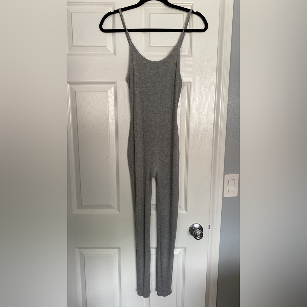 Gray jumpsuit